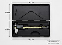 Mitutoyo Digital Vernier Caliper - Measurement Range: 0-200mm