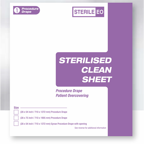 Sterilised Clean Sheet