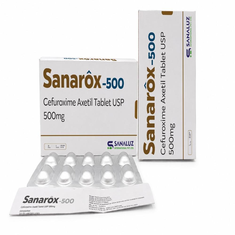 Sanarox - Cefuroxime Axetil 500mg Tablet
