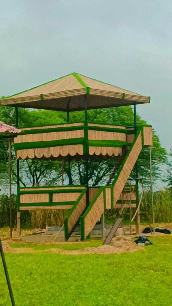 Bamboo Duplex Cottage - Color: Brown