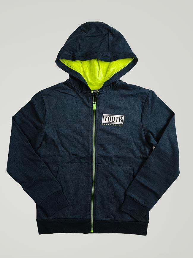 B16730 | Boys Hooded Full Zipper Sweatshirt