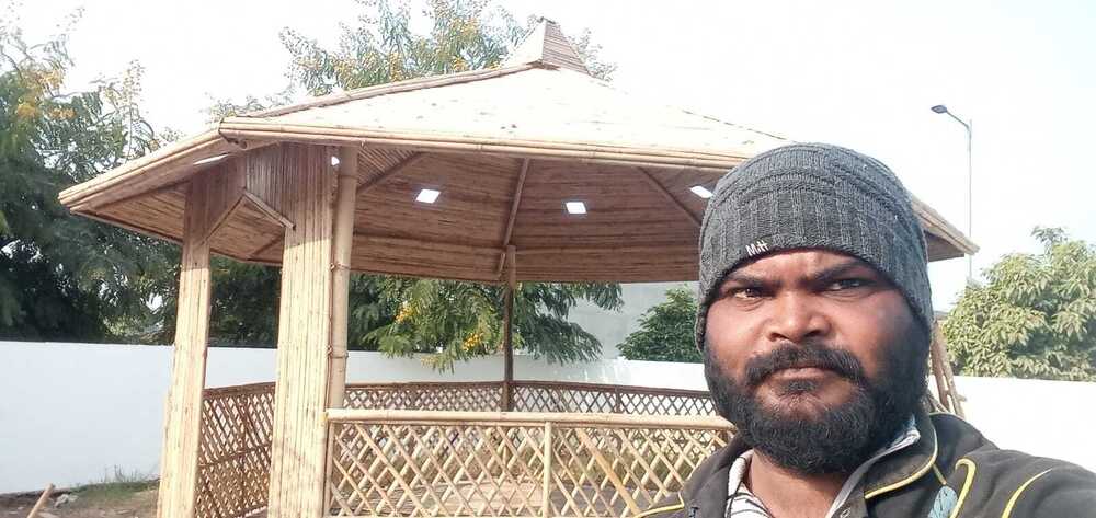 Decorative Bamboo Hut