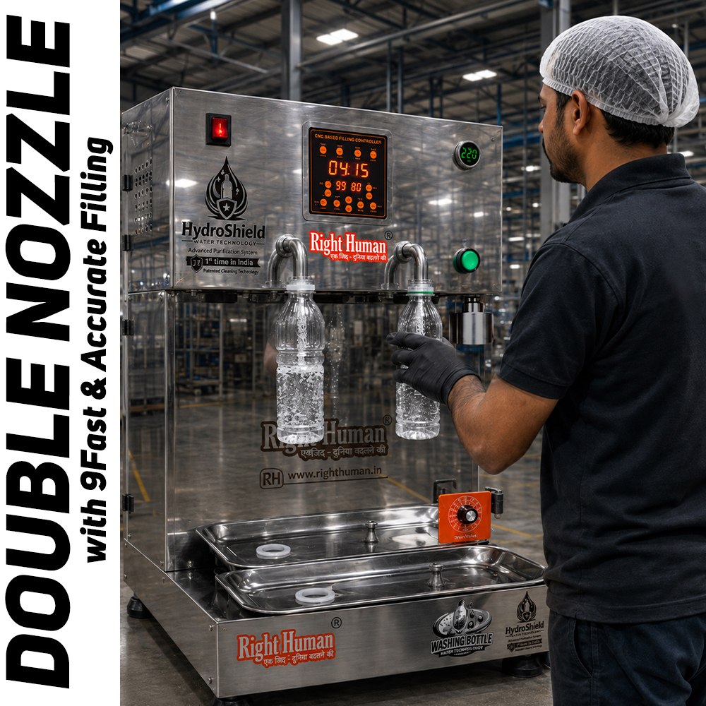 Double Nozzle Water Filling Machine
