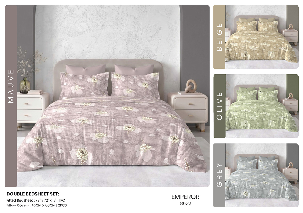 Aura Fit Double Bedsheets
