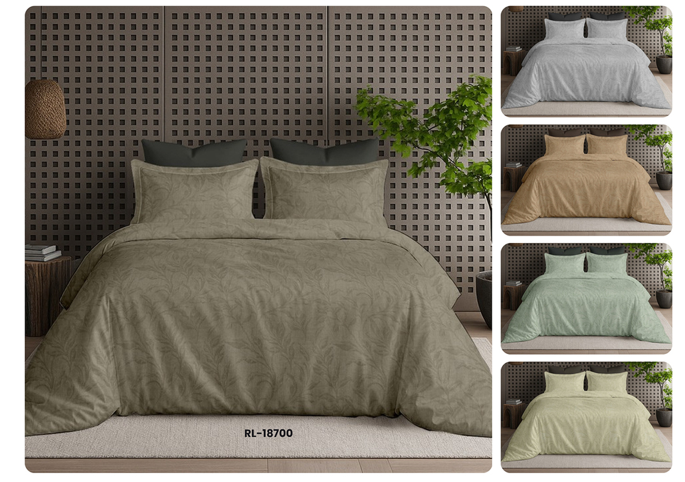 RL18700 Royal Luxe Printed Double Bedsheet