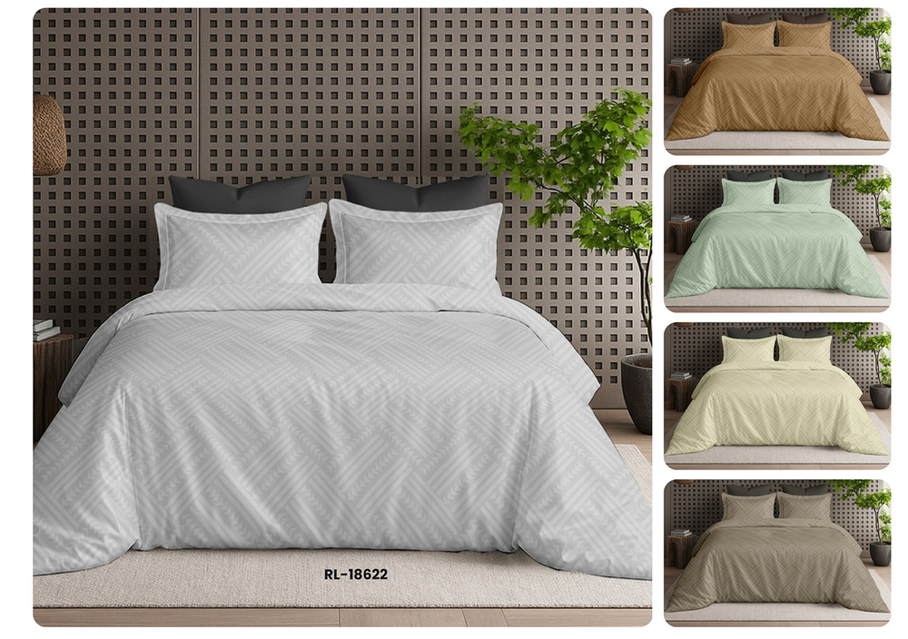 RL18622 Royal Luxe Super Soft Double Bedsheet