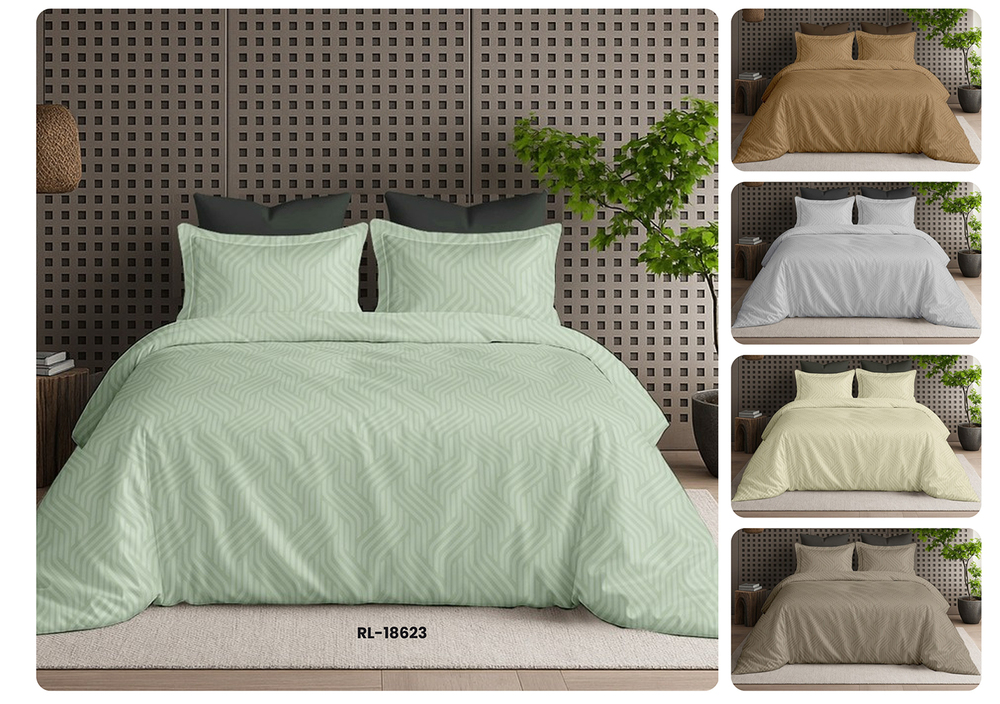 RL18623 Royal Luxe Premium Quality Double Bedsheet
