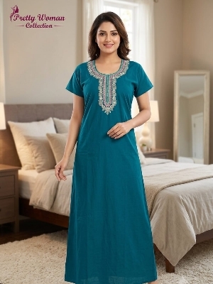Embroidery Nighty