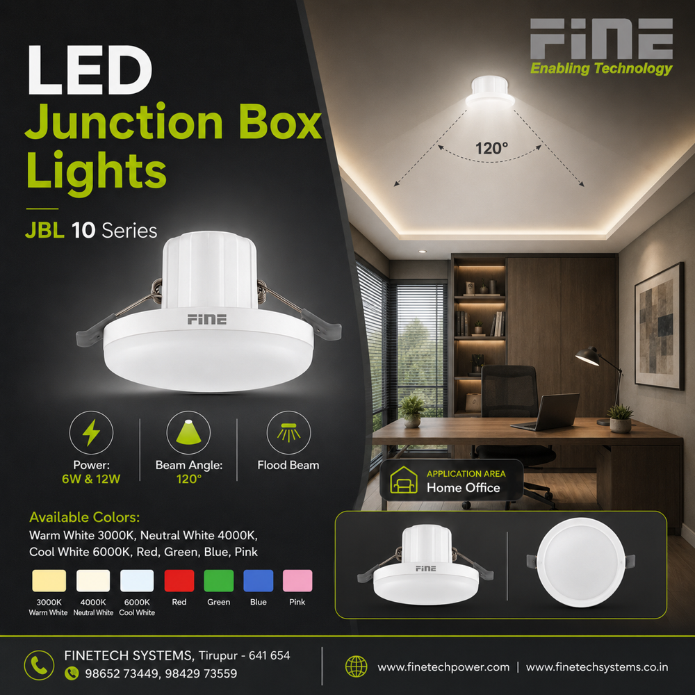 LED junction box lights