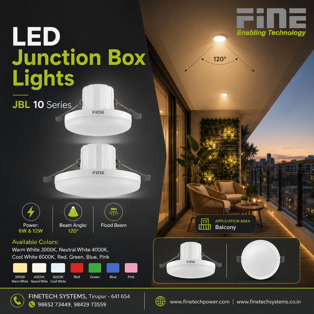 LED junction box lights