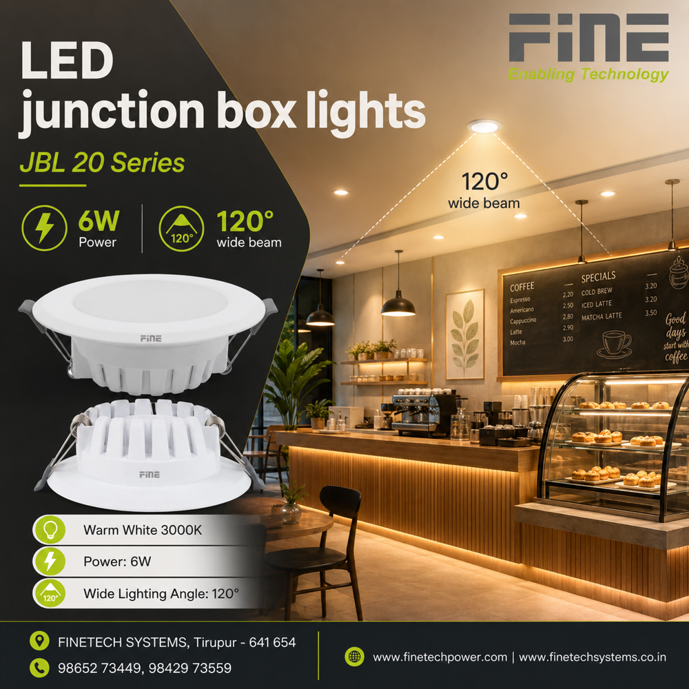 LED junction box lights