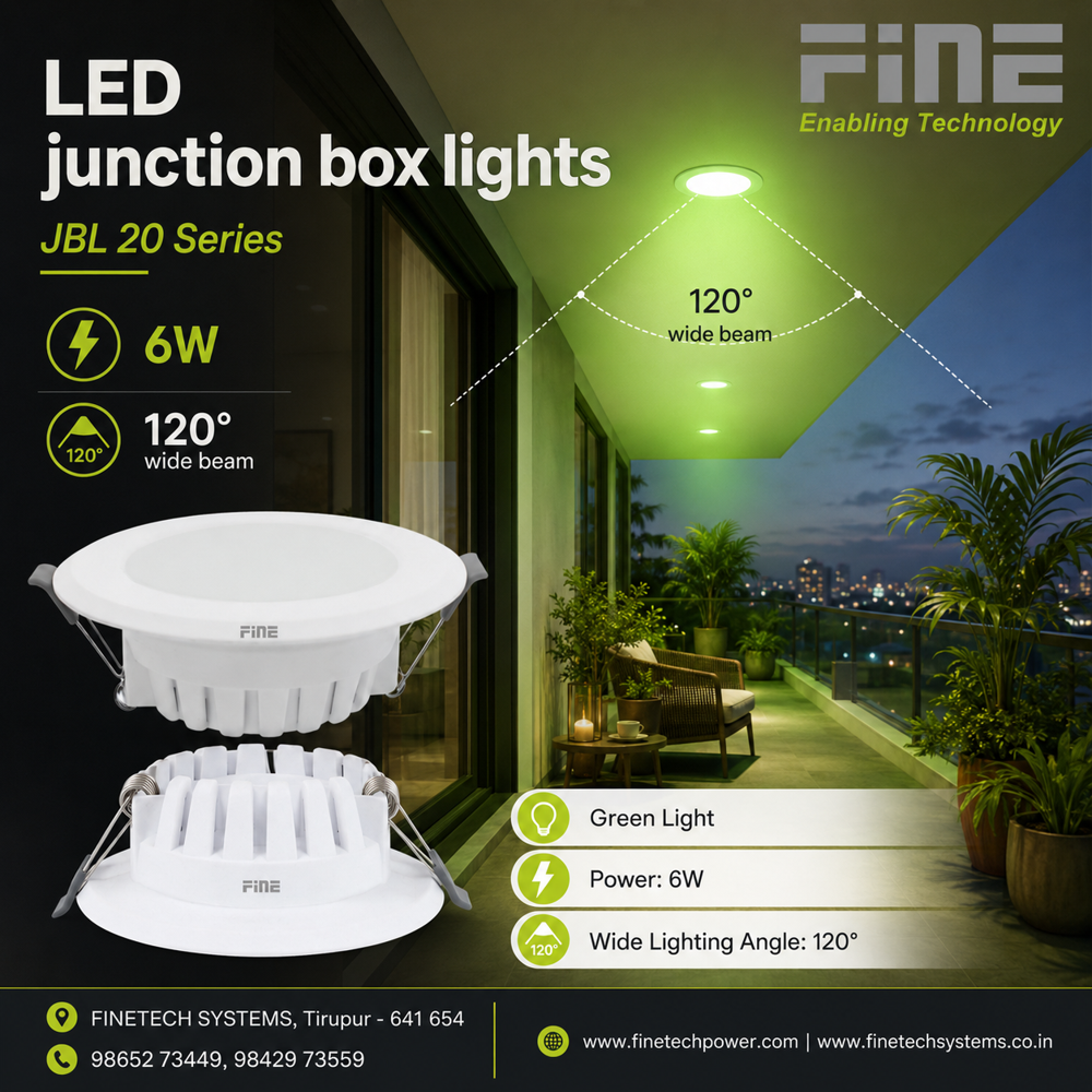 LED junction box lights