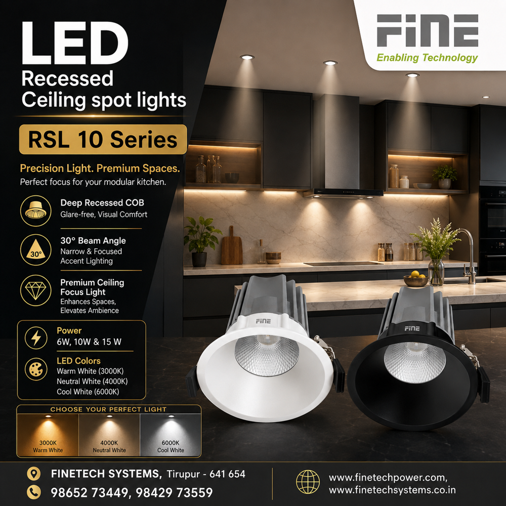 LED recessed ceiling spot lights