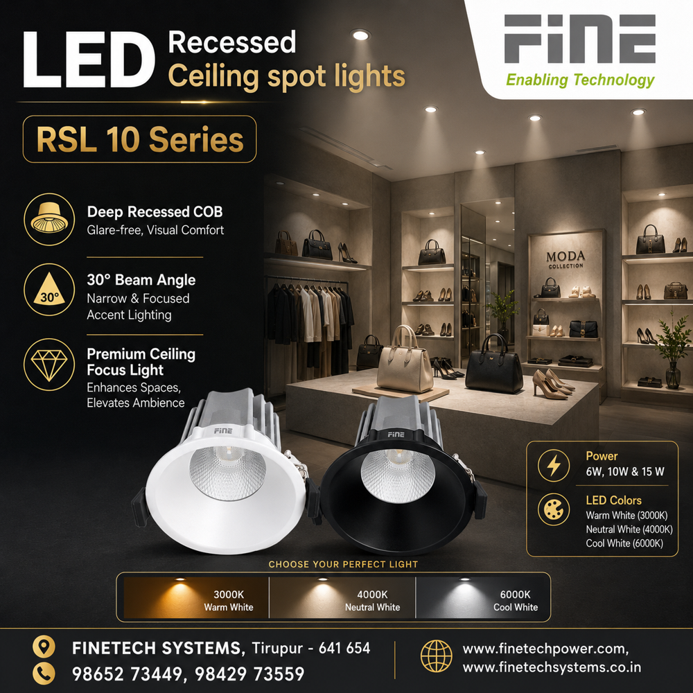 LED recessed ceiling spot lights