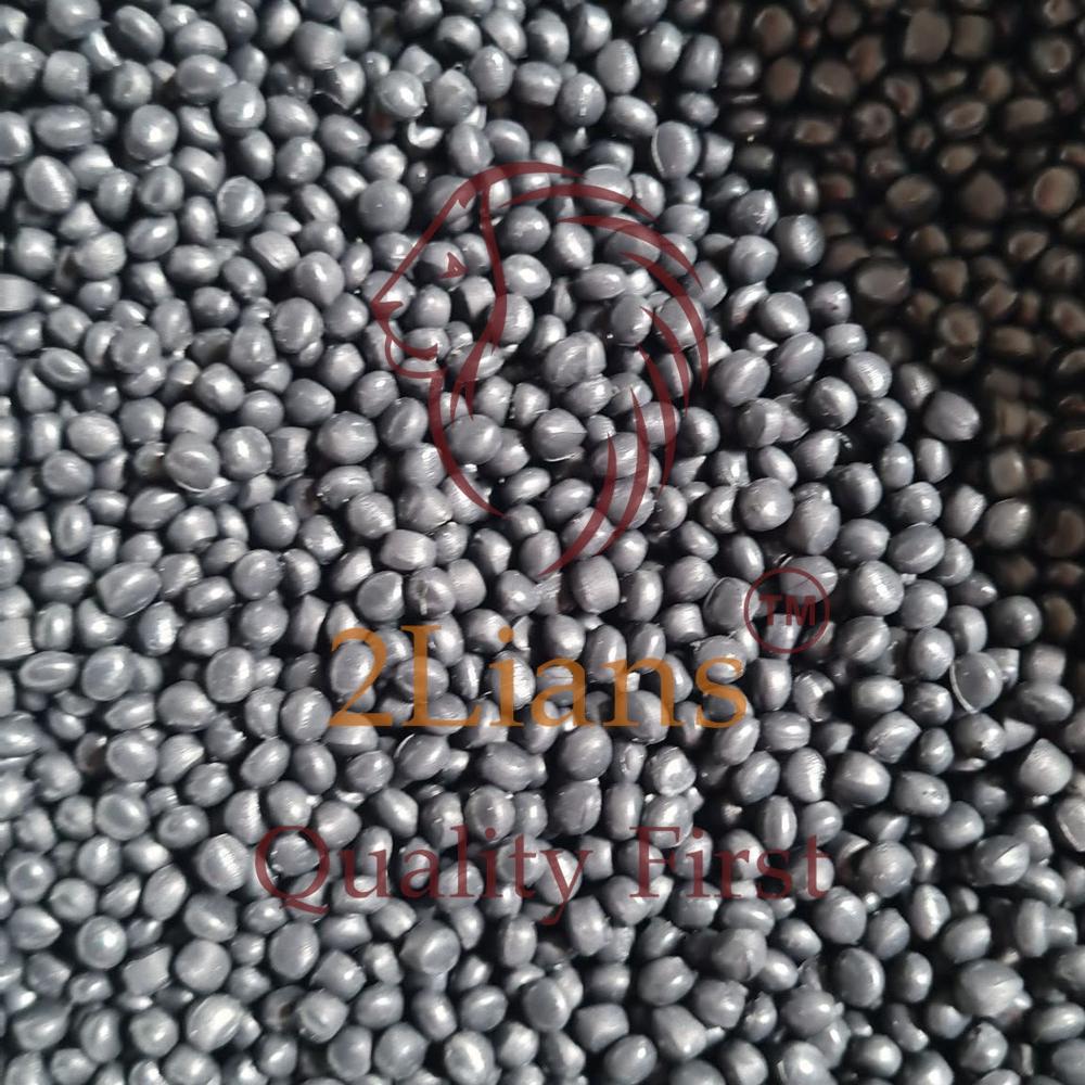 PE/PP recycled granules black