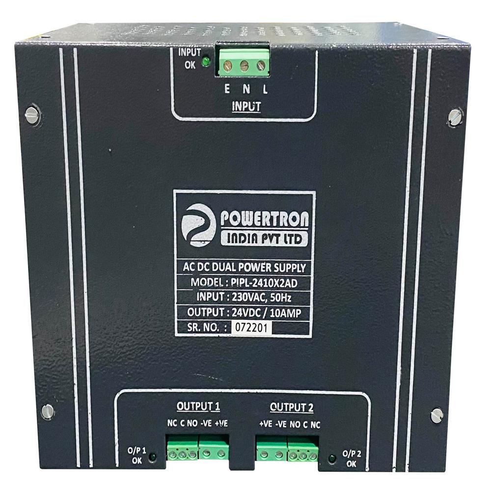 AC DC DUAL POWER SUPPLY 24V, 10A