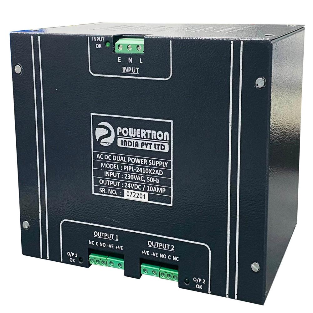 AC DC DUAL POWER SUPPLY 24V, 10A