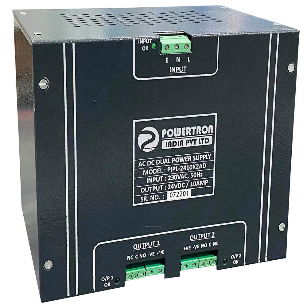 AC DC DUAL POWER SUPPLY 24V, 10A