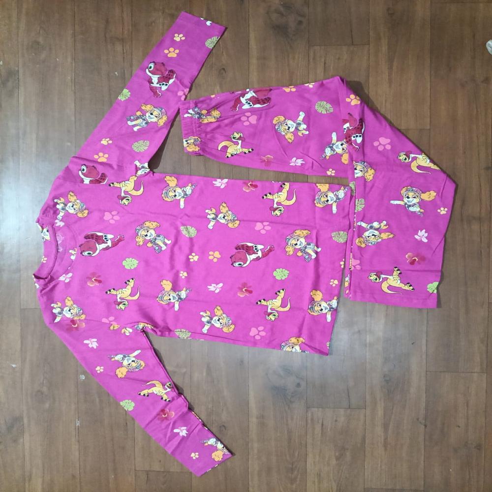 Girls Pyjama Set - Age Group: 3-8 Years