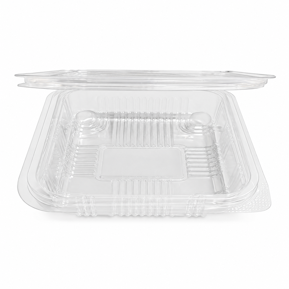 250ml Hinged Box - Color: Transparent