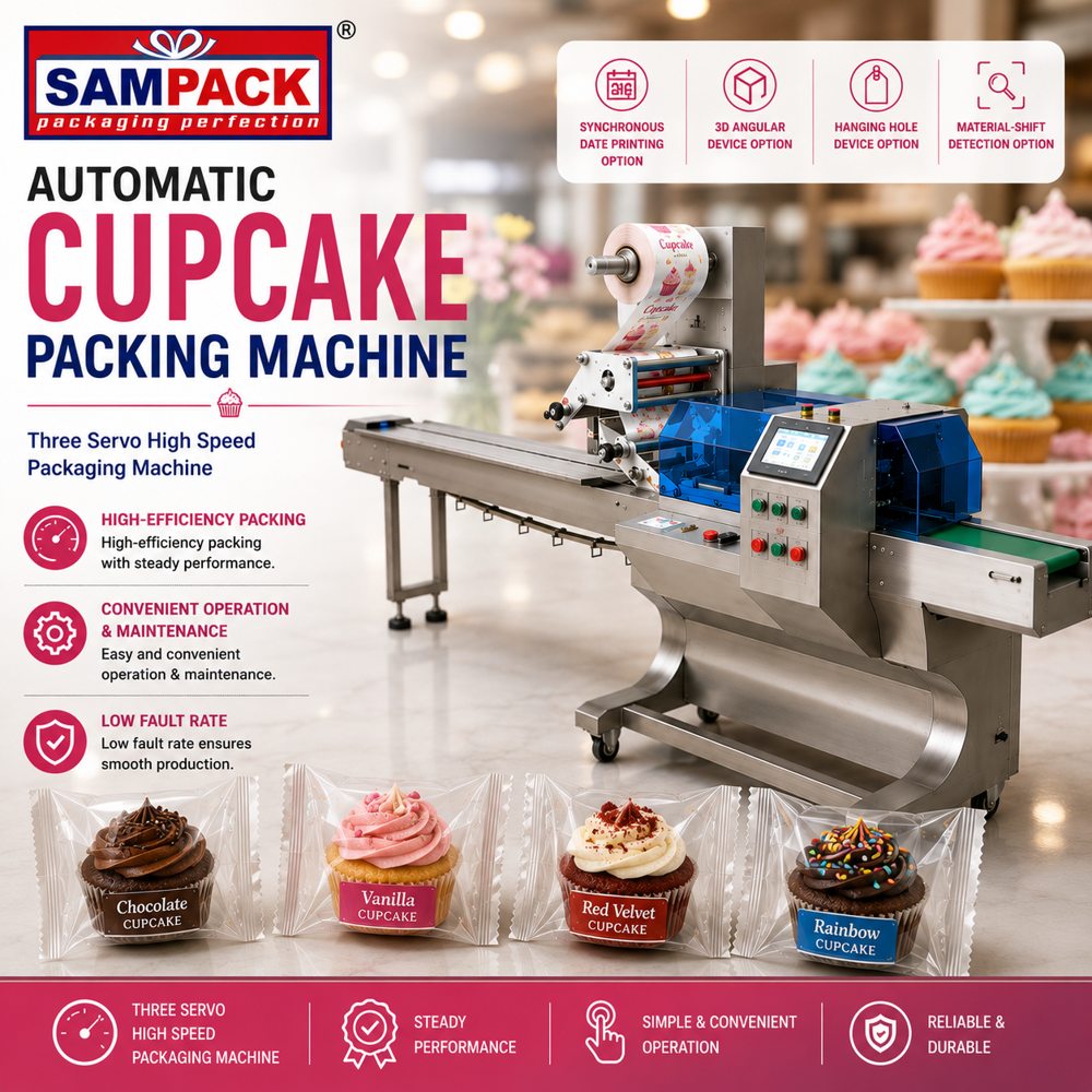 Automatic Cupcake Packing Machine