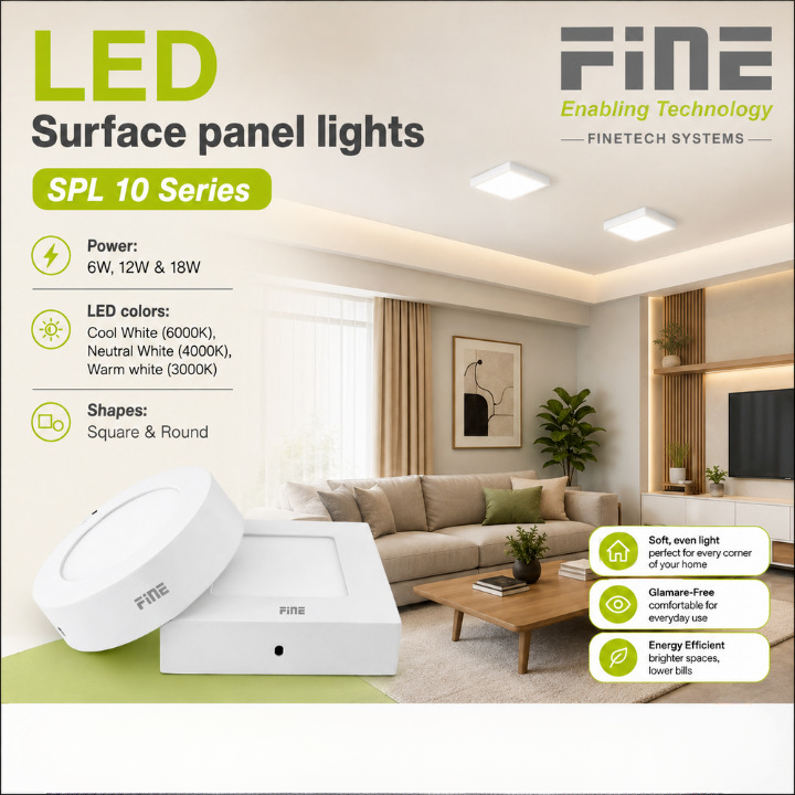 LED surface panel lights
