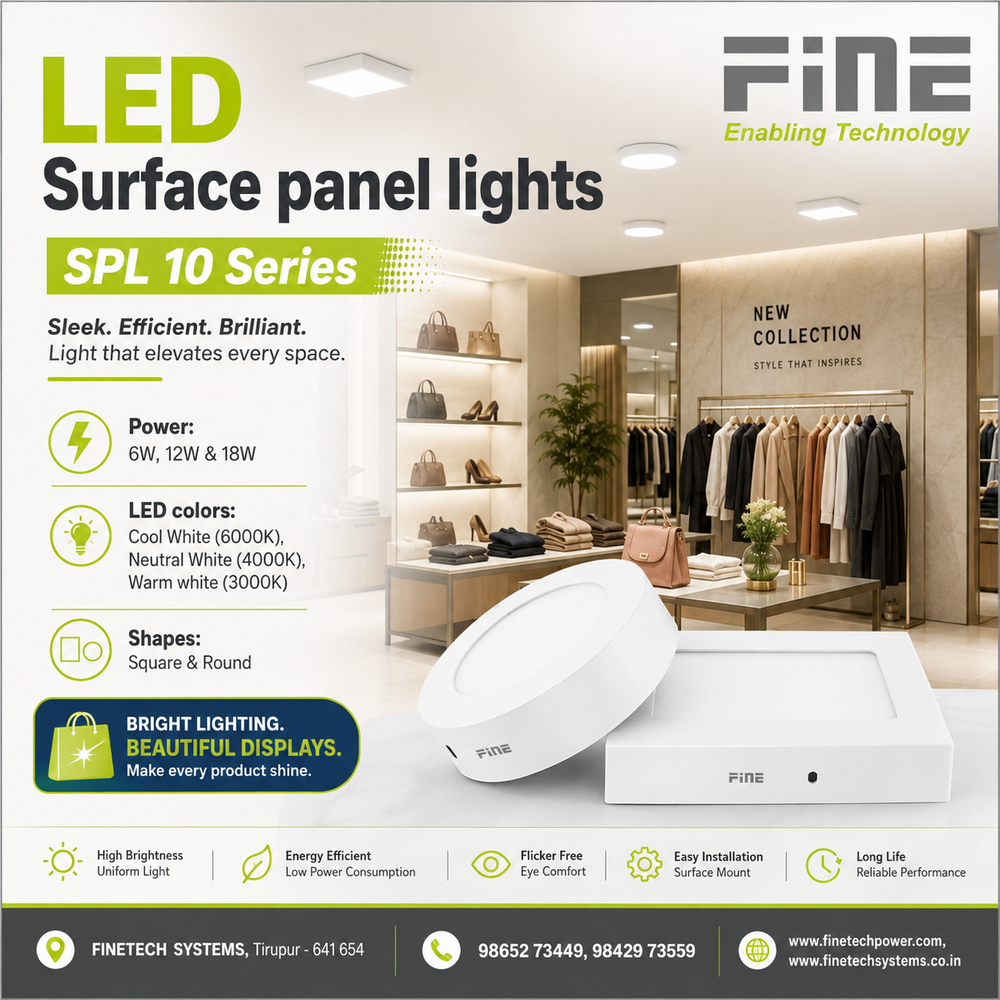LED surface panel lights
