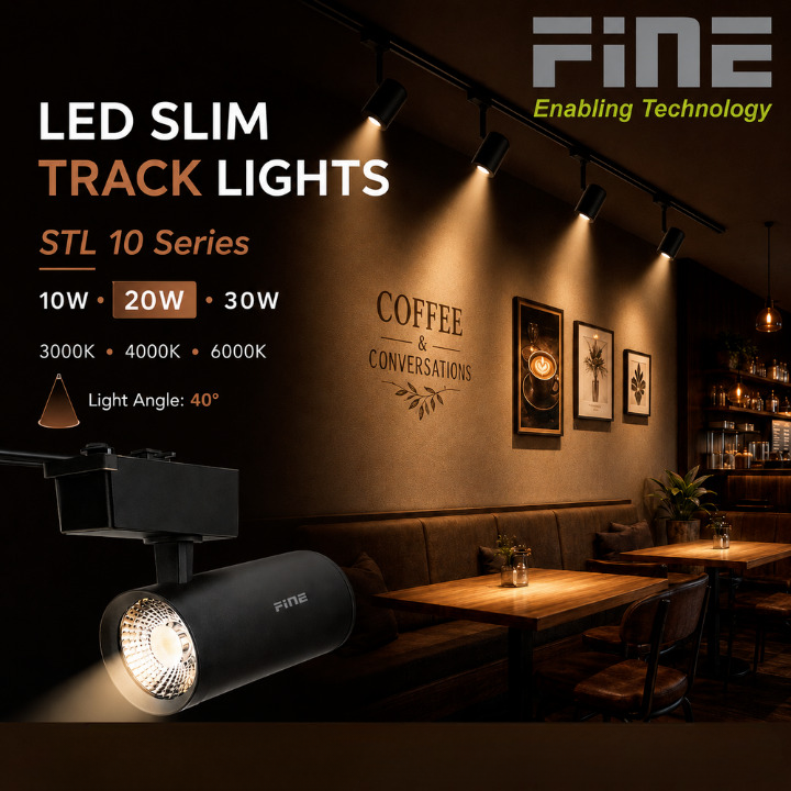LED slim track lights