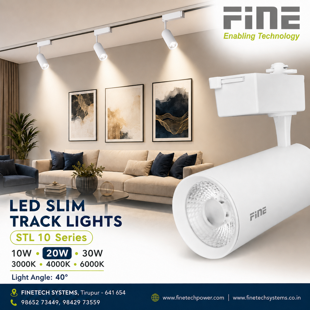 LED slim track lights