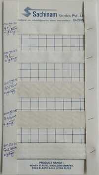 High Quality White Silicon Coated Elastic