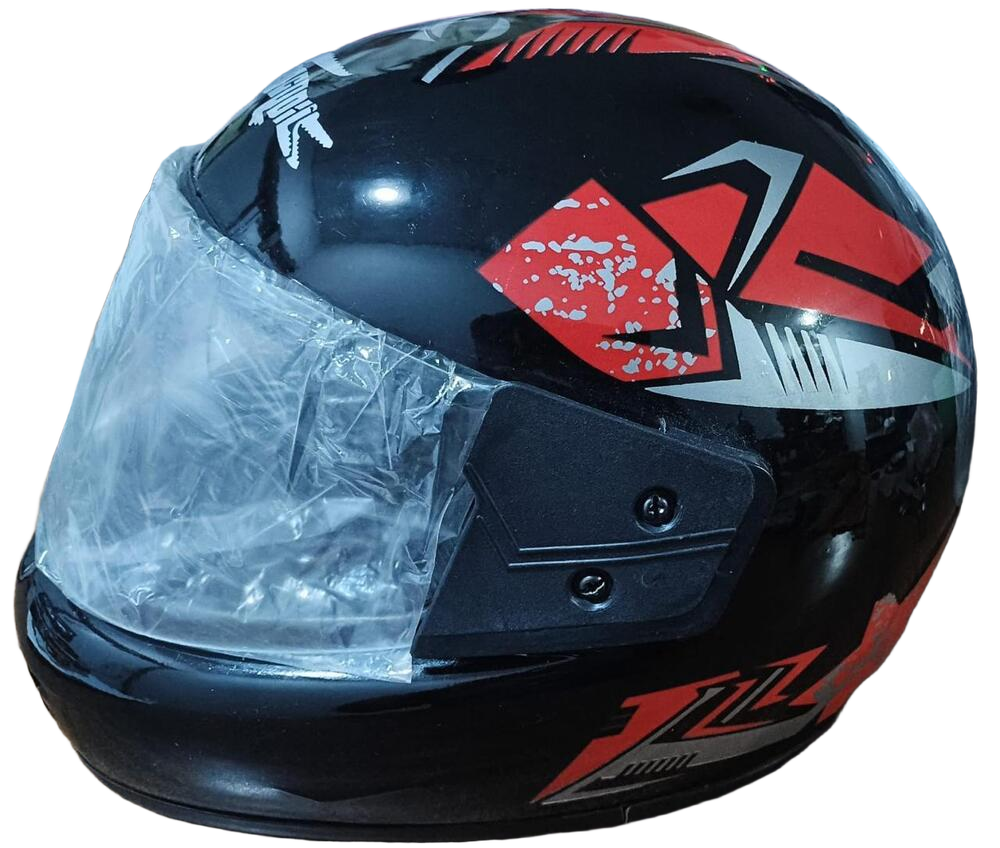 Mahi Sa1 Full Face Red Graphic Helmet - Size: Standard (Adult)