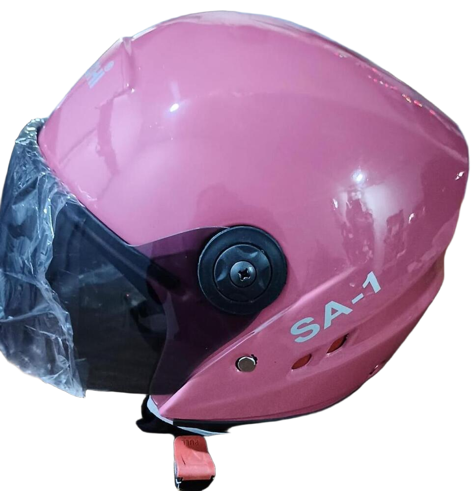 Stiss Open Face Pink Helmet For Girls
