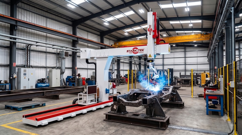 STARK-TEK 9-12 Axis Gantry Welding Robot Cantilever Type