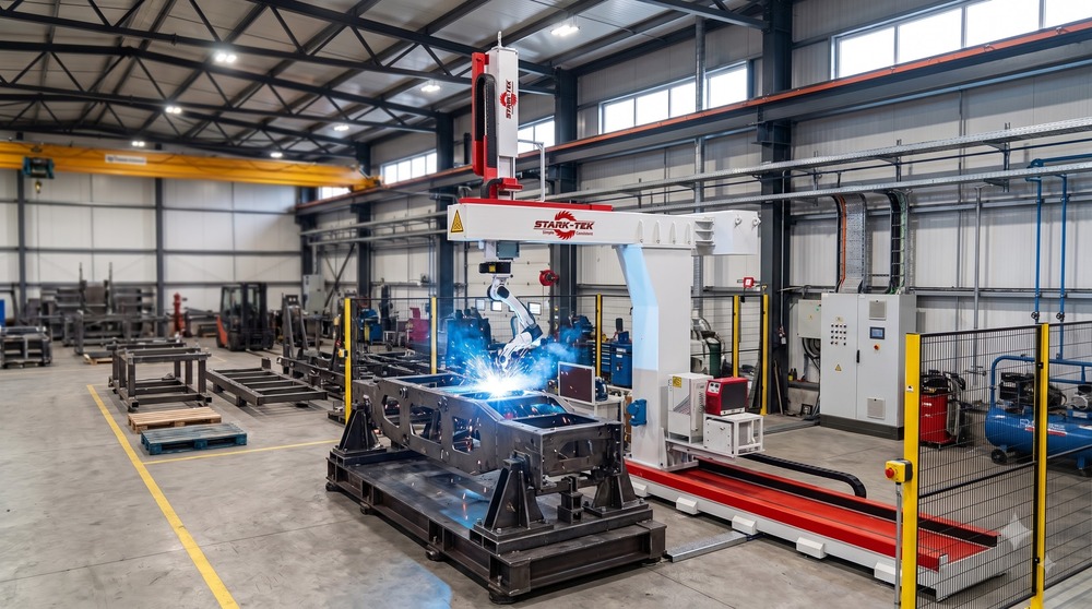 STARK-TEK 9-12 Axis Gantry Welding Robot Cantilever Type
