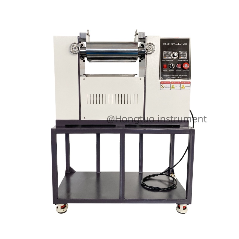 Table Top Open Rubber Mixing Mill with Electric Heating and Water Cooling