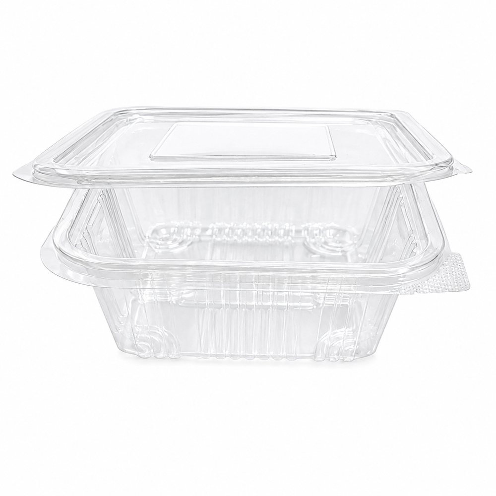 500ml Hinged Box - Color: Transparent