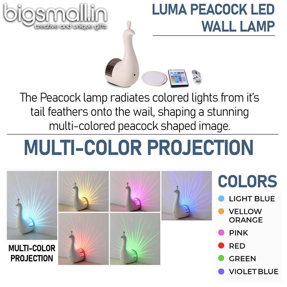 Peacock Wall Light