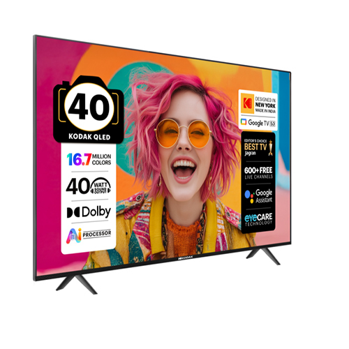 KODAK 100 cm (40 inch) QLED Full HD Smart Google TV 2026 Edition (40ST5040)