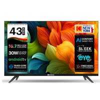 Kodak 108 cm (43 inch) Full HD LED Smart Android TV with Android 11 and Dolby Digital Plus (439X5081)