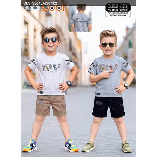 Karnika Cool Imported T-Shirt with RFD Denim Shorts