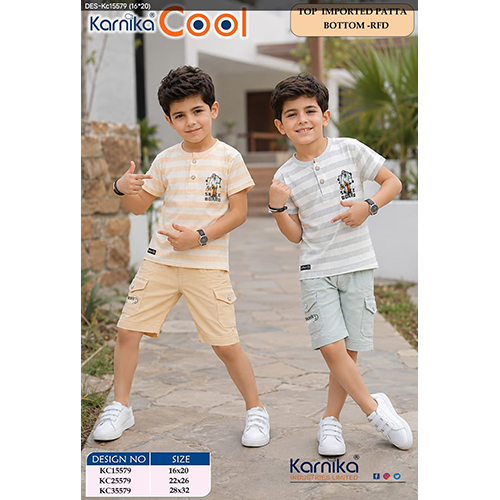 Half Sleeves Baba Suit - Age Group: Kids / Boys (Approx 4-10 Years)