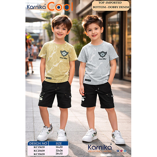 Half Sleeves Baba Suit - Age Group: Kids (Approx. 6-10 Years)