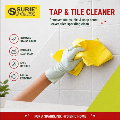 Tap & Tile Scale Remover - Industrial Grade Liquid, Translucent Ph 2-4 | Efficiently Removes Hard Water Stains On Multiple Surfaces, Leaves No Scratches, Natural Fragrance