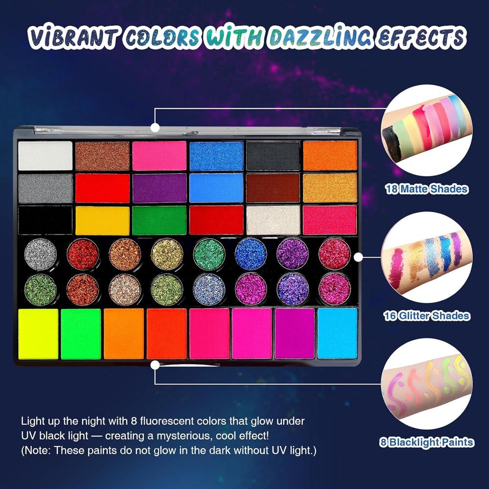 Professional Face Painting Kit  42 pcs