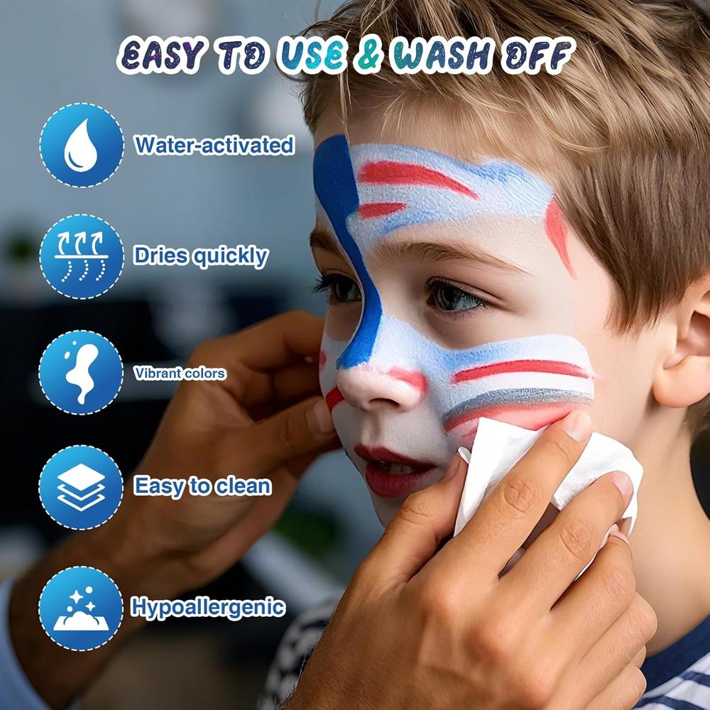 Professional Face Painting Kit  42 pcs