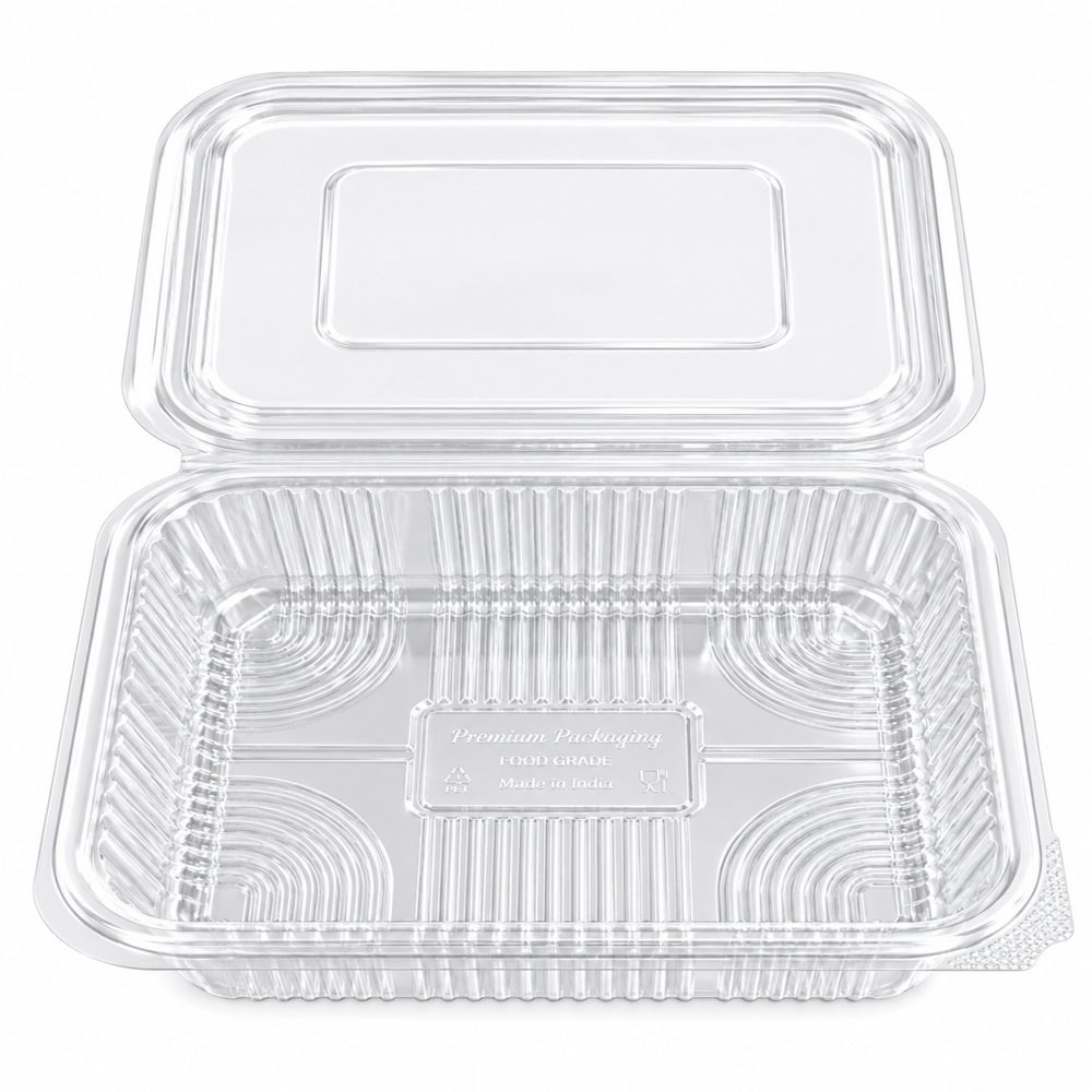 750ml Hinged Box - Color: Transparent
