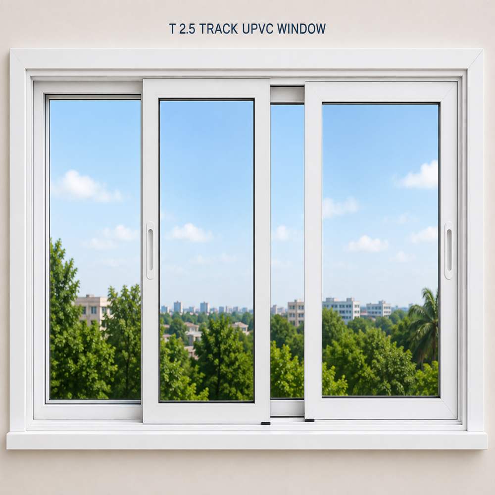 T 2.5 Track UPVC Window