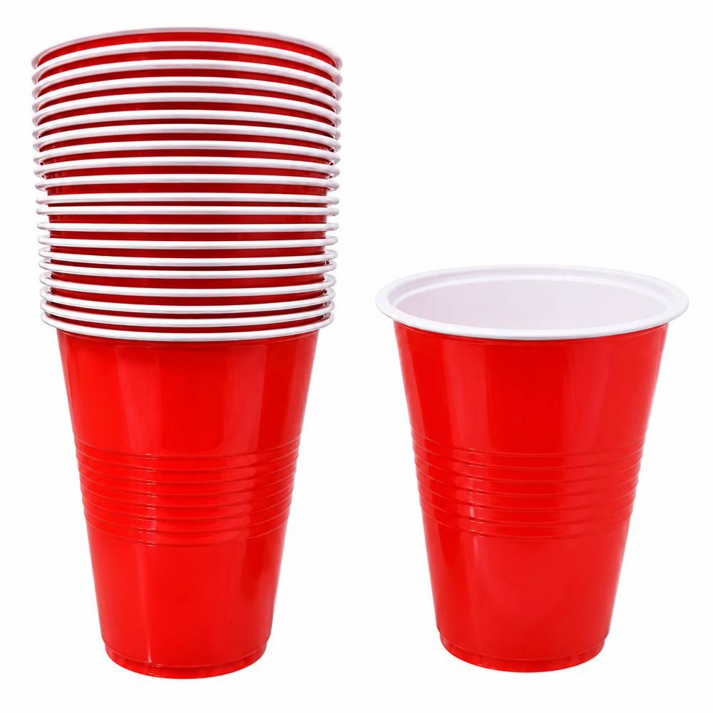 Pong Plastic Glasses