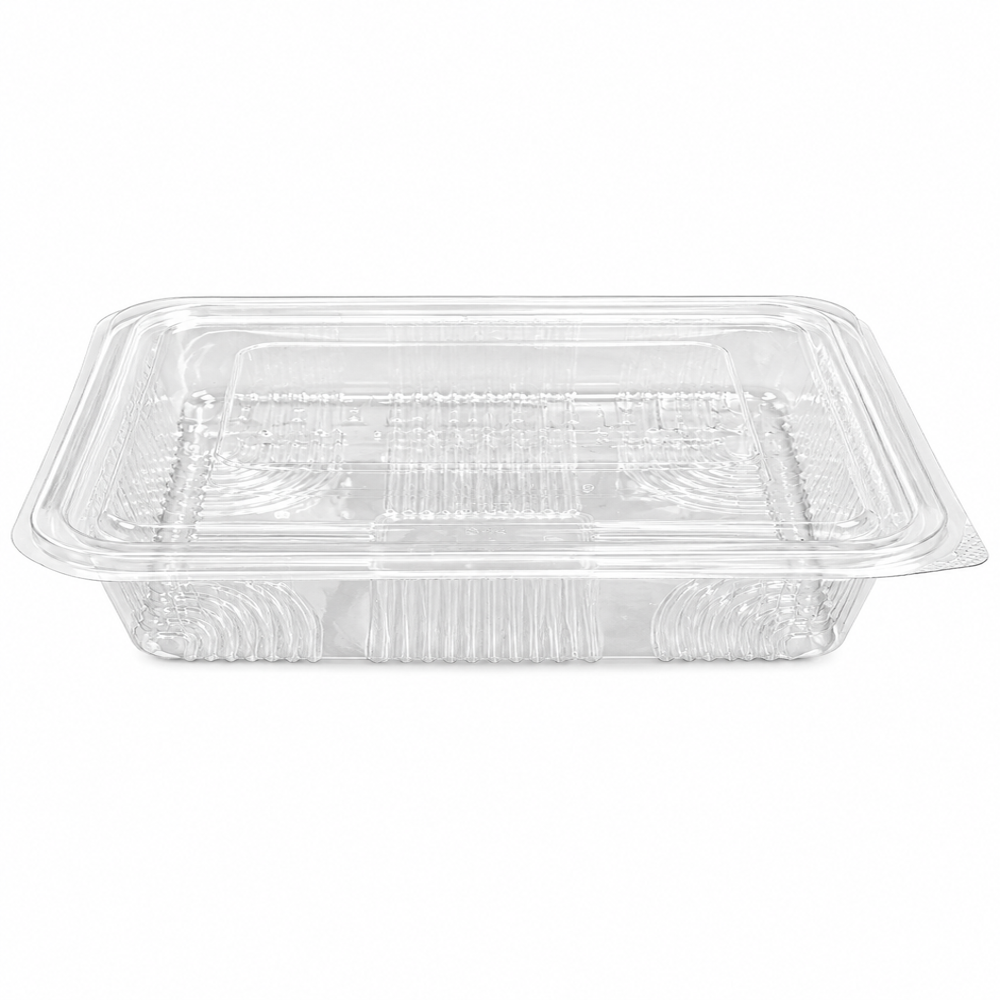 2250Ml Hinged Box - Color: Transparent