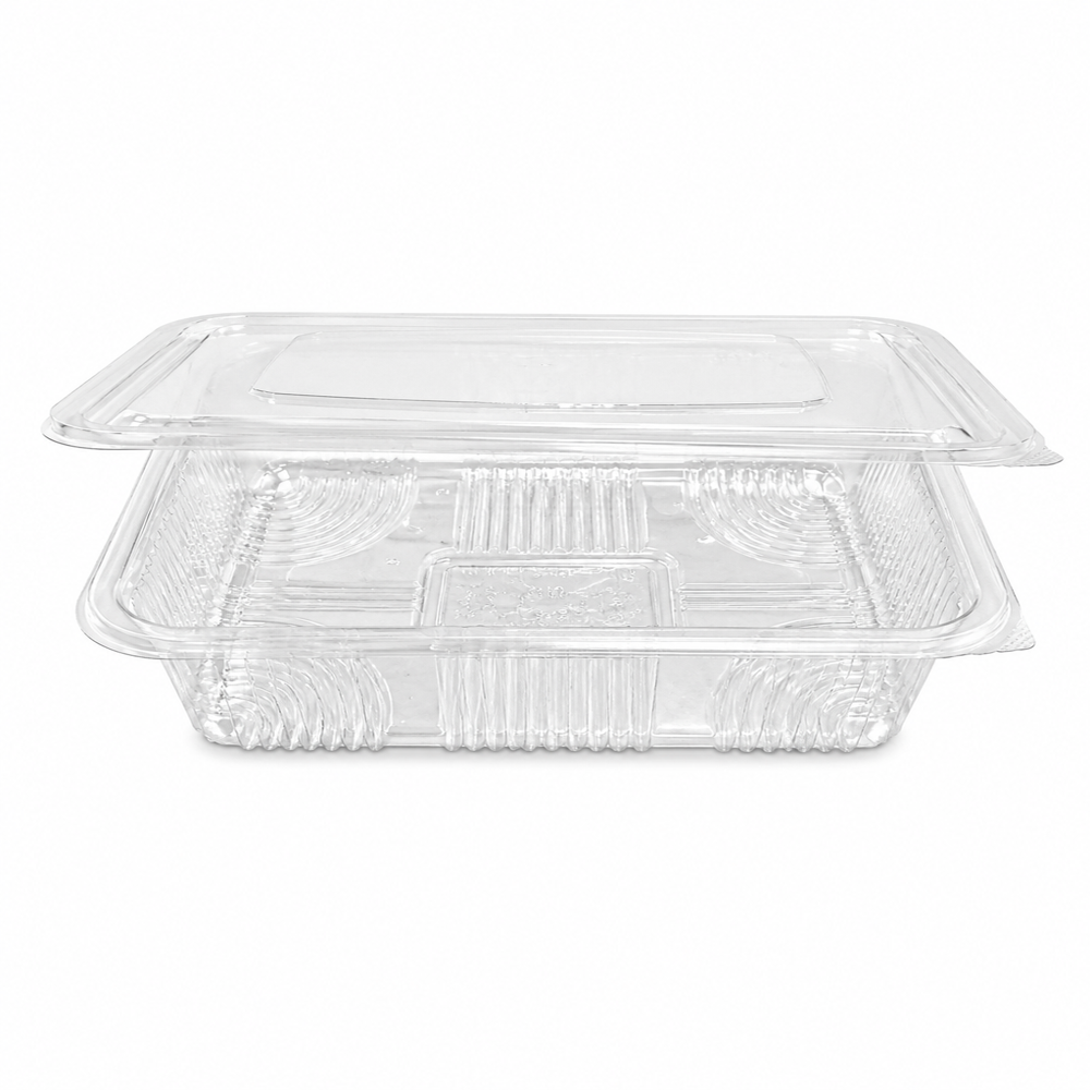 2250ml Hinged Box - Color: Transparent